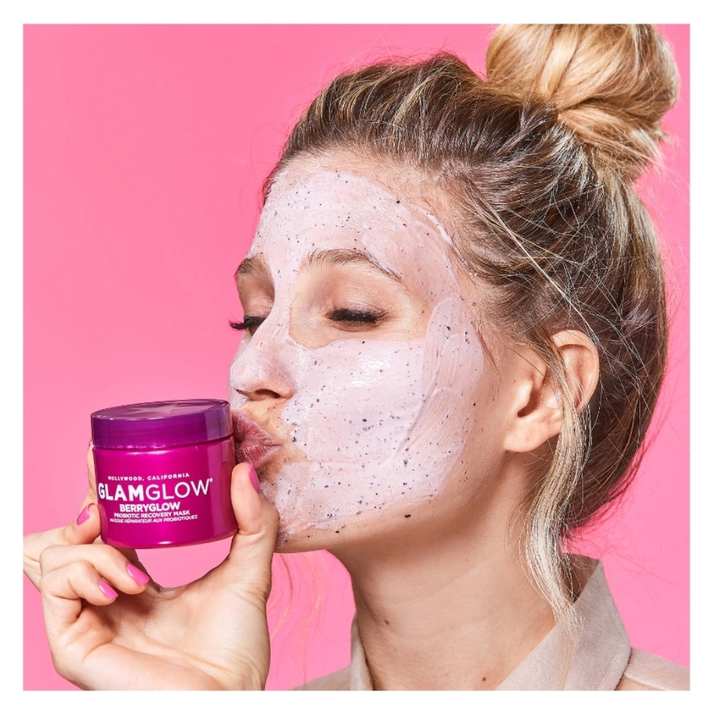 GLAMGLOW BerryGlow Probiotic Recovery Face Mask - Full Size